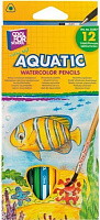 Набор карандашей акварельные Aquatic Extra Soft 12 цветов CF15157