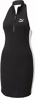 Платье Puma T7 TREND 7ETTER HALF-ZIP MOCK NECK DRESS 53950301 р.M черный