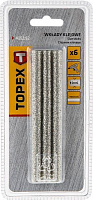 Стрижні клейові Topex сріблясті 8 мм 6 шт.