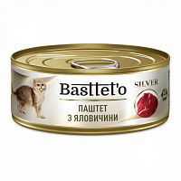 Паштет консервированный для котов Basttet`o Silver