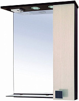 Зеркало со шкафчиком Мойдодыр Домино 70х80 с полочкой 