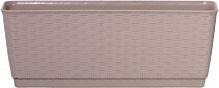 Ящик балконный Prosperplast Ratolla прямоугольный 14,7л (76964-7529) мокко 