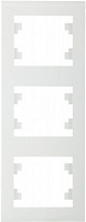 Рамка трехместная Makel Manolya вертикальная белый