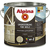 Грунтовка Alpina Grundierung fur Holz 10 л