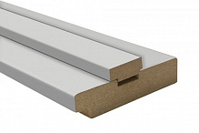 Дверная коробка ОМиС под добор 2070х80 мм светло-серый silk matt