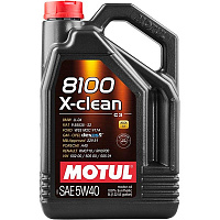 Моторное масло Motul 8100 X-clean SAE 5W-40 5 л