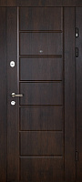 Дверь входная Abwehr АМ-54 096П (V) Avers+Kale НЧ тик / дуб немо серебряный 2050x960 мм правая