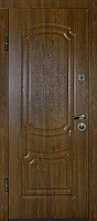 Дверь входная Министерство дверей КС-01 дуб темный 2050х860 мм левая