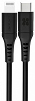 Кабель Promate PowerLink-120 USB-C to Lightning 3А 1,2 м черный (powerlink-120.black) 