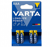 Батарейка Varta Longlife Power AAA (R03, 286) 4 шт. (30705052) 