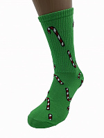 Носки Cool Socks Новогодние Конфеты р. 27-29 зеленый 