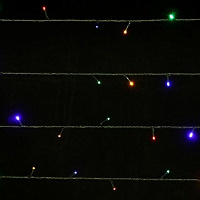 Электрогирлянда линейная Феєрія разноцветная встроенный светодиод (LED) 200 ламп 20 м