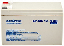 Батарея аккумуляторная мультигелевая LogicPower AGM MG 12 - 9 AH