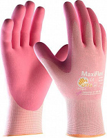 Перчатки ATG MaxiFlex Active защитные с витамином Е и алоэ вера с покрытием нитрил XS (6) 34-814