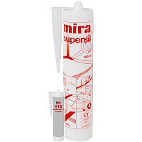 Герметик силиконовый Mira санитарный Supersil 115 серебристо-серый 300мл