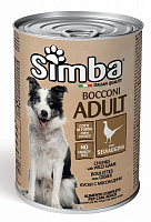 Консерва для взрослых собак для всех пород SIMBA. Adult дичь 415 г