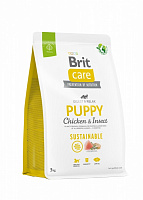 Корм сухой для всех пород Brit Care Sustainable Puppy с курицей 3 кг