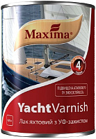 Лак високоякісний яхтвовий Maxima напівмат 0.75 л безбарвний