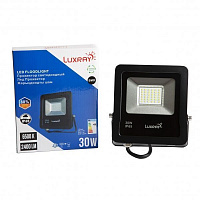 Прожектор светодиодный Luxray 30 Вт IP65 черный LXPAL6530