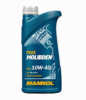 Моторное масло Mannol Molibden SN/CH-4 7505 10W-40 1 л (60118)