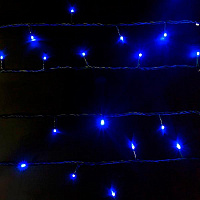Электрогирлянда линейная Феерия голубая встроенный светодиод (LED) 100 ламп 10 м