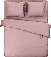 Комплект постельного белья евро сатин фиолетовый 