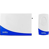 Дзвінок дверний  Zamel SUITA білий із синім ST-919