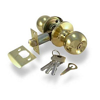 Кнобсет Apecs 6072-01-G ключ-фиксатор золото