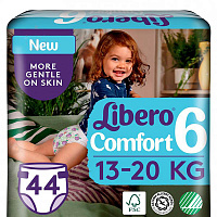 Подгузники Libero Comfort 6 13-20 кг 44 шт.