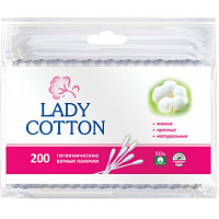Ватные палочки Lady Cotton 200 шт. (мягкая)