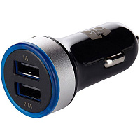 Зарядное устройство автомобильное Drobak Power Dual USB black