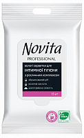Влажные салфетки Novita для интимной гигиены Professional 15 шт./уп.