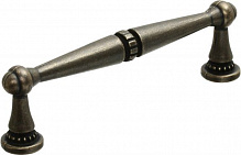 Мебельная ручка 96 мм матовая темная античная бронза MVM D-1015-96 MBAB