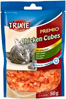 Лакомство Trixie для кошек PREMIO Chicken Cubes куриные кубики 50 г