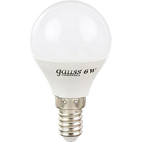 Лампа светодиодная Gauss Elementary 53116 6 Вт G45 матовая E14 220 В 2700 К 