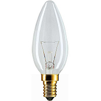 Лампа накаливания Philips B35 свеча 60 Вт E14 230 В прозрачная 926000003017