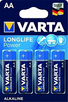 Батарейка Varta Longlife Power AA (R6, 316) 4 шт. (30705051) 